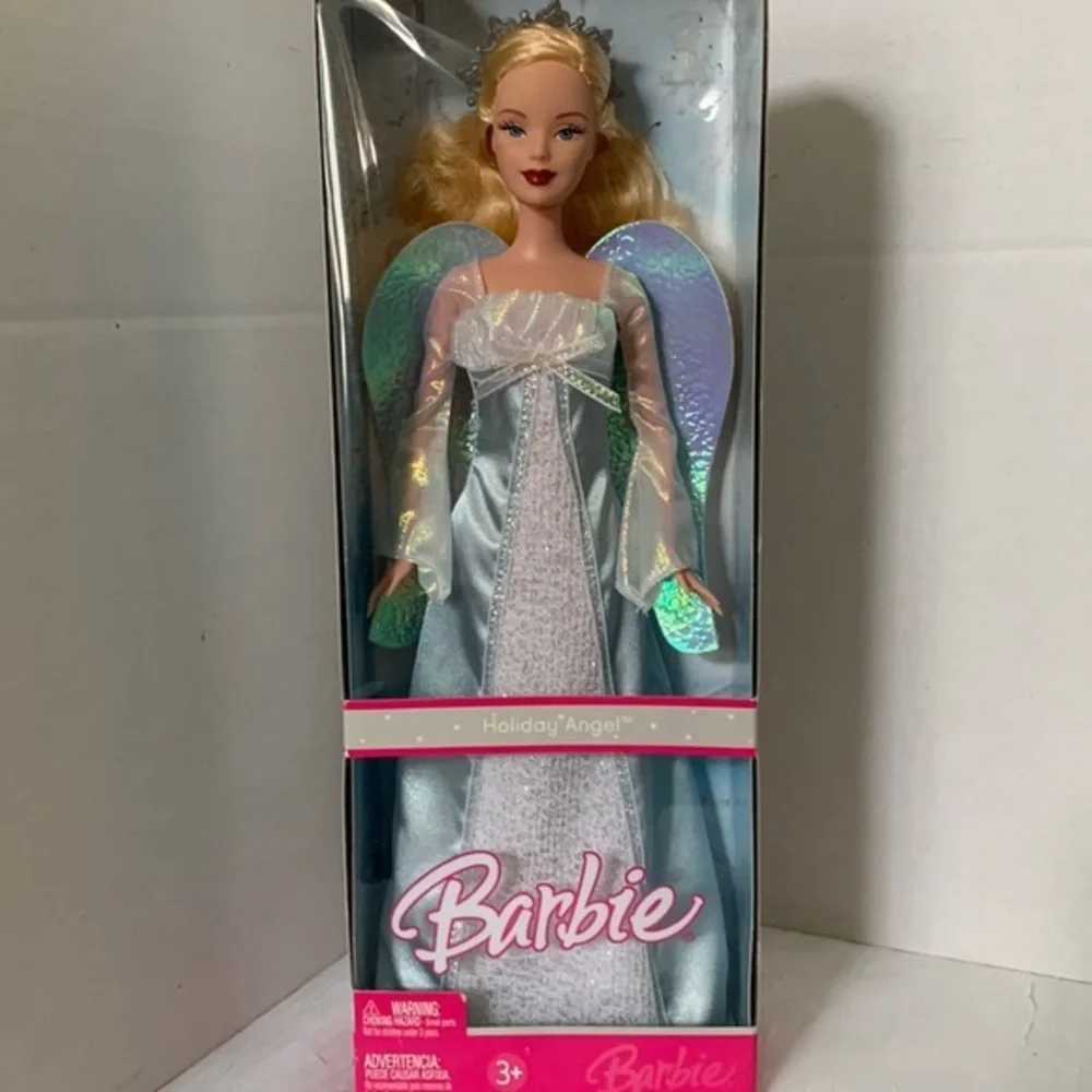 Barbie Holiday Angel Navideno in Blue and Silver Gown NEW